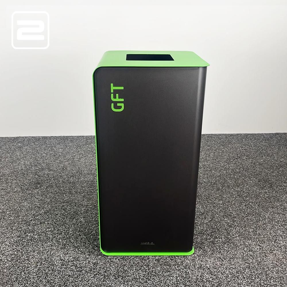 ROSSIGNOL Vuilbak B38, 5xL38, 5xH75 - groen metaal