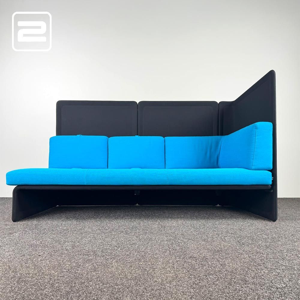 COALESSE Zitbank 3-zit B216xD85xH127 - helderblauw stof