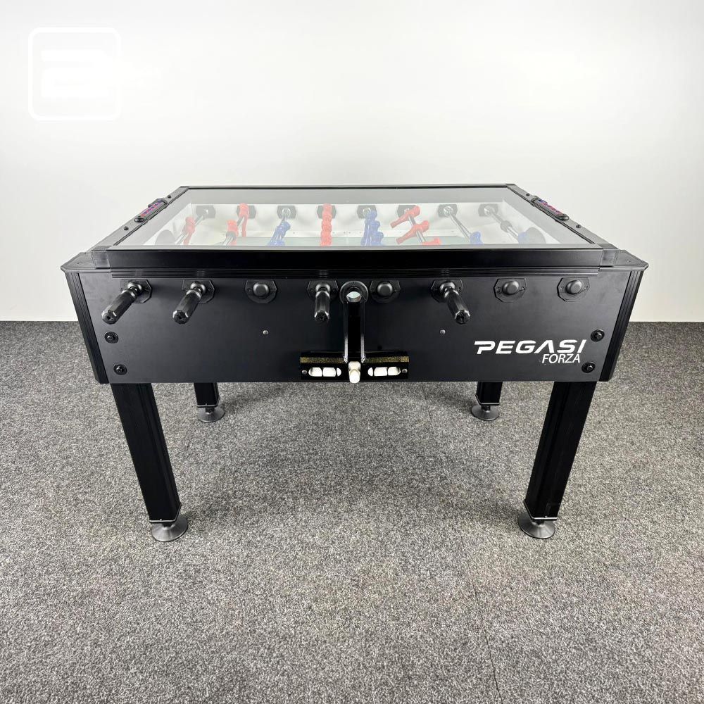 PEGASI Forza Decoratie Tafelvoetbal B136xL76xH94 - zwart metaal / zwart metaal vierpoot