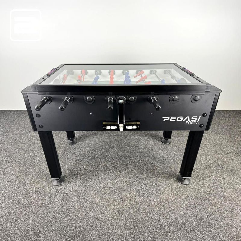 PEGASI Forza Decoratie Tafelvoetbal B136xL76xH94 - zwart metaal / zwart metaal vierpoot PEGASI Forza Decoratie Tafelvoetbal B136xL76xH94 - zwart metaal / zwart metaal vierpoot