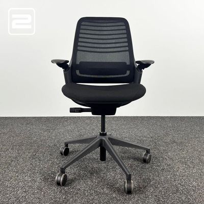STEELCASE Series 1 Bureaustoel - zwart stof / zwart kunststof kruisvoet