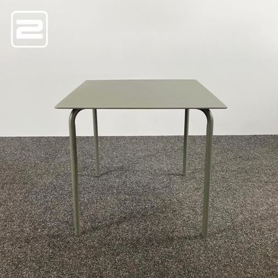 SERAX August Kantinetafel Vierkant design by Vincent van Duysen B75xD75xH73 - donkergroen alu / donkergroen alu vierpoot