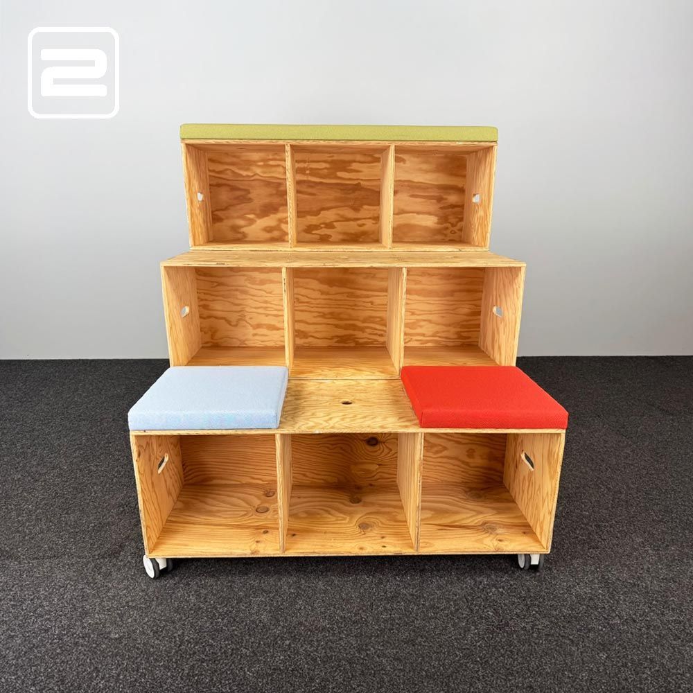 Bank Modulaire auditorium bank B112, 5xD112, 5xH126 - mix textiel / multiplex Bank Modulaire auditorium bank B112, 5xD112, 5xH126 - mix textiel / multiplex