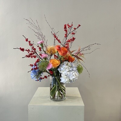 Skittles Floral Vase