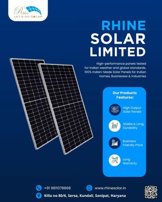 How Rhine Solar Limited is Revolutionizing Clean Energy with Advanced TOPCon Solar Panels and OEM Excellence