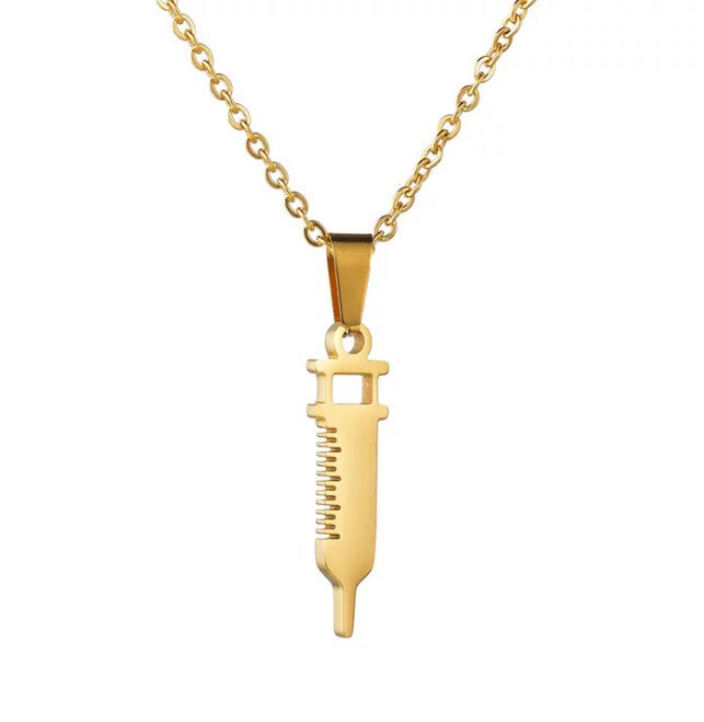 Syringe Necklace