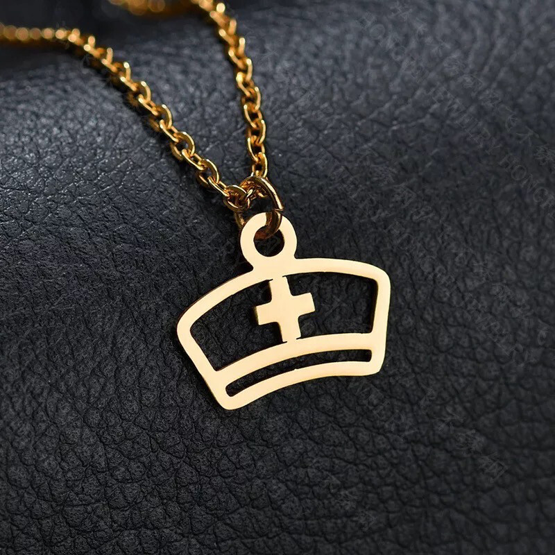 Nurse Hat Pendant Necklace