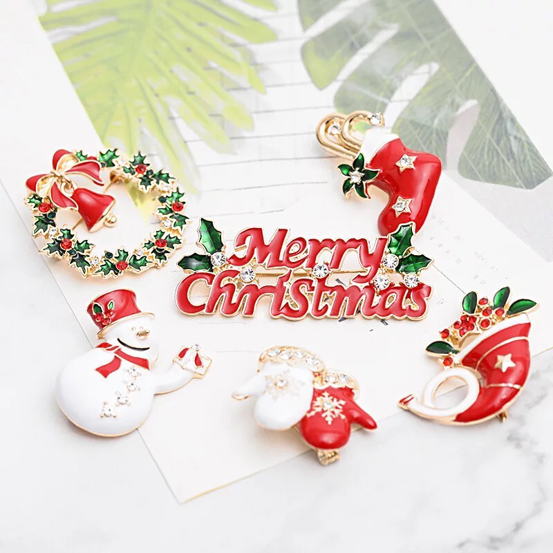 Luxury Christmas Brooches