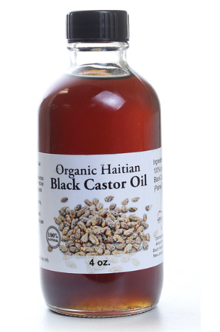 Organic Haitian Black Castor Oil 4oz.