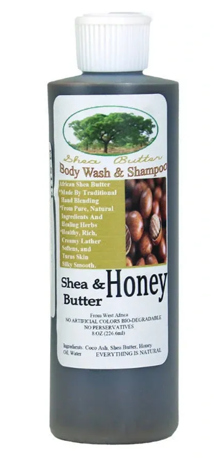 Shea Butter & Honey Body Wash & Shampoo
