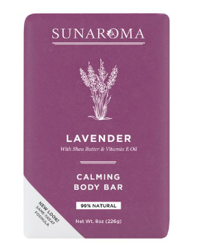 Sunaroma Bar Soap, Lavender