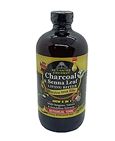 Charcoal & Senna Leaf Living Bitters