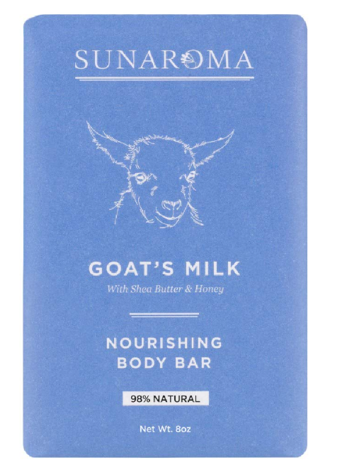 Sunaroma Bar Soap, Goat Milk