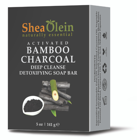 Activated Bamboo Charcoal Deep Cleanse Detoxifying Soap Bar