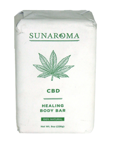 Sunaroma CBD Healing Body Bar Soap