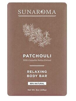 Sunaroma Patchouli Oil & Lavender Body Bar Soap