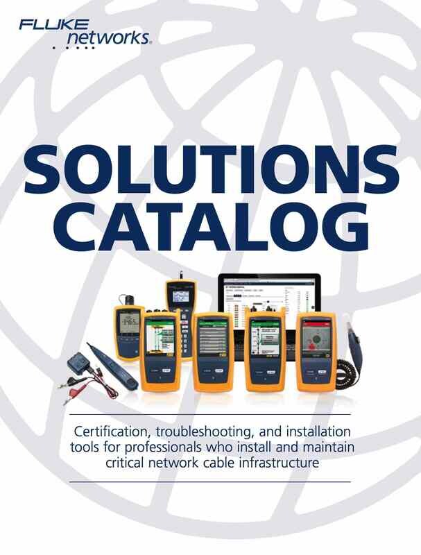 Fluke Networks - Solutions Catalog