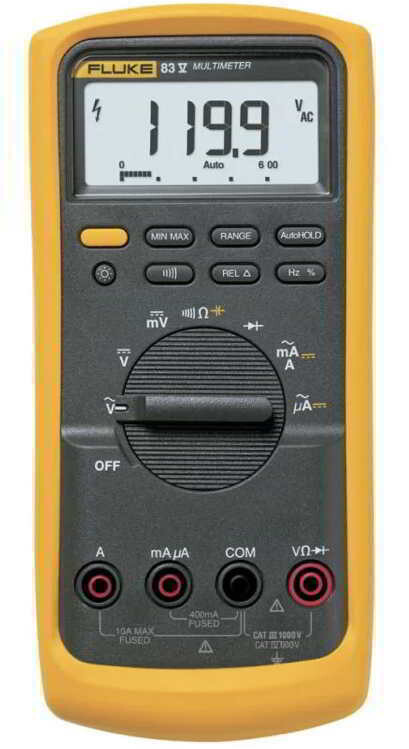 Fluke 83V Average Responding Industrial Multimeter
