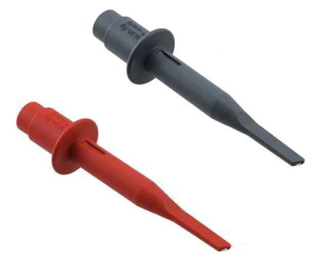 Fluke HC120 Hook Clips (Set of 2: Red, Gray)