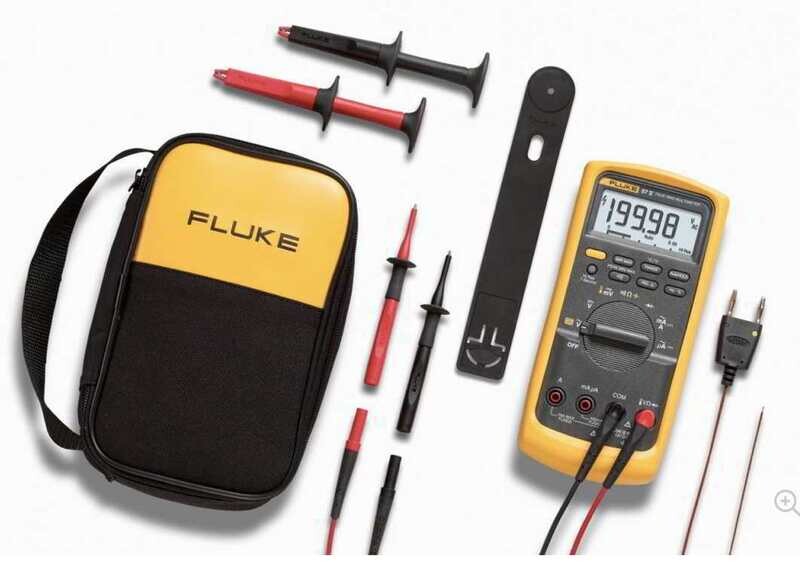 Fluke 87V/E2 Industrial Electrician Combo Kit