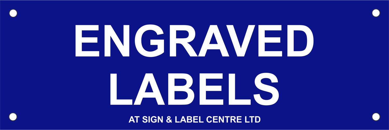 Traffolyte Engraved Labels - 150mm x 50mm