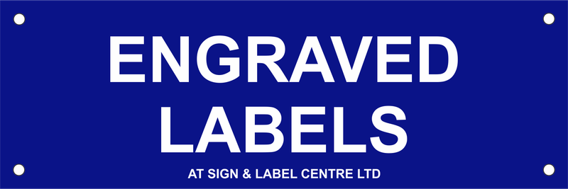 Traffolyte Engraved Labels - 150mm x 50mm