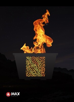 Earthy Lines Fire Pit