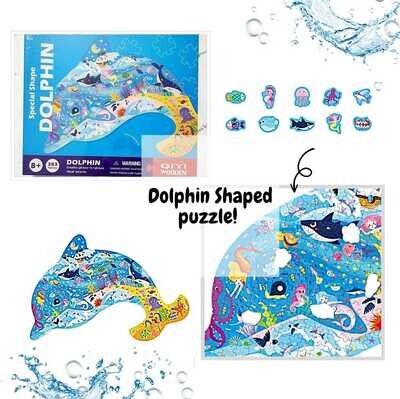 Dolphin Shaped Puzzle