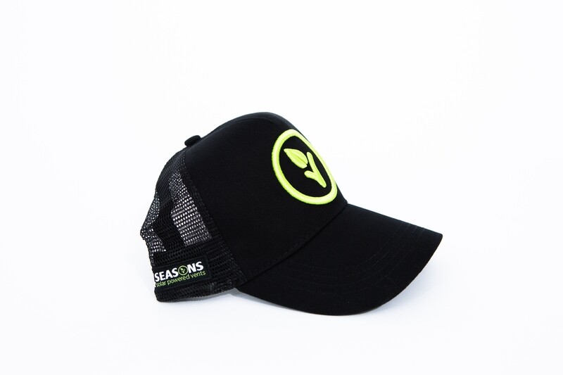 Black Trucker Cap