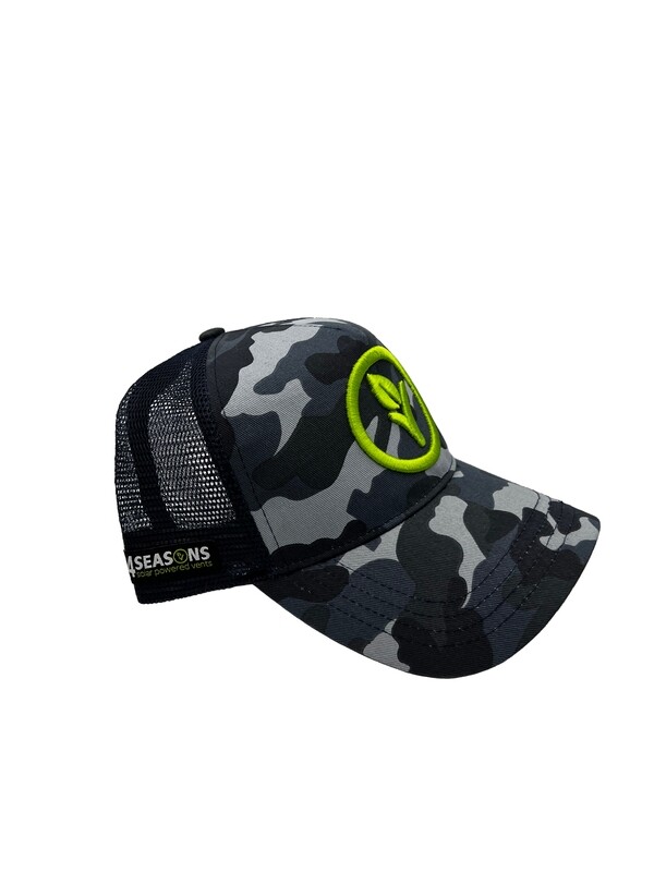 Blue Camo Trucker Cap