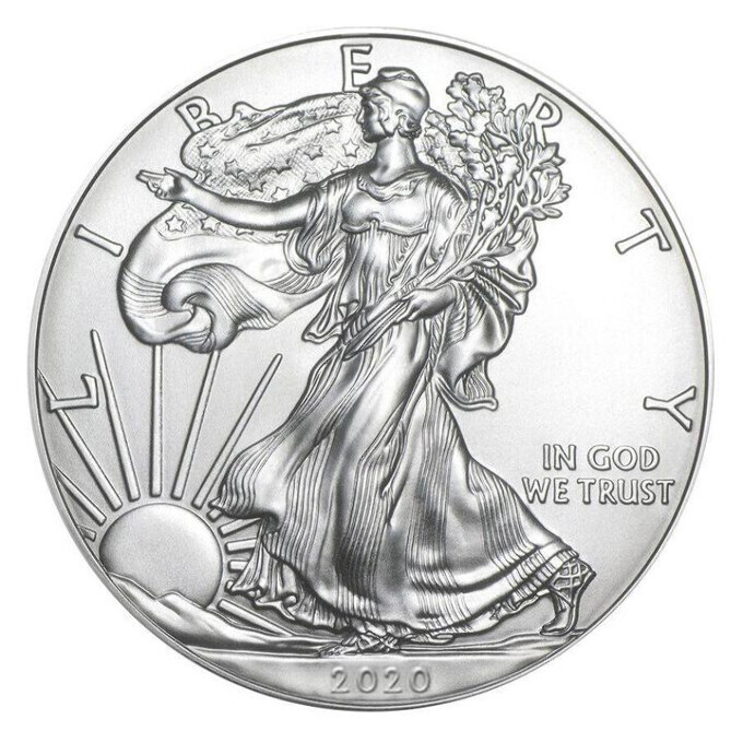 2020 United States Mint Silver Eagles - 1oz