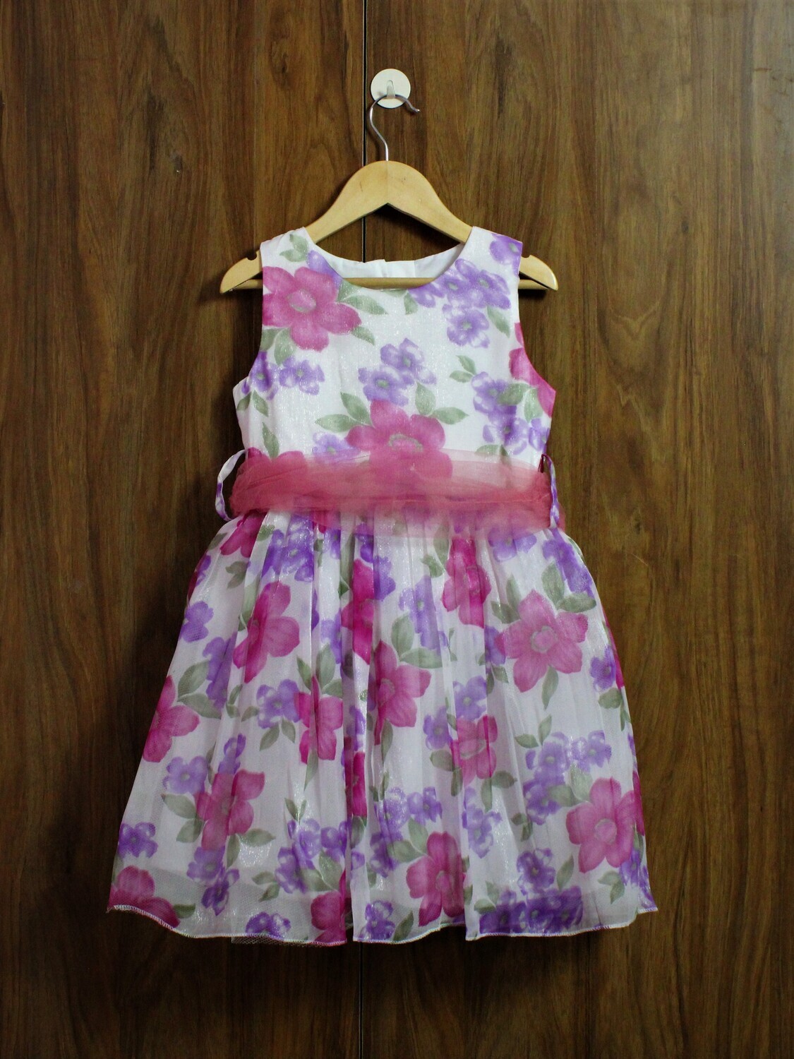 party dress with lined cotton(4 to 12 Yrs.)