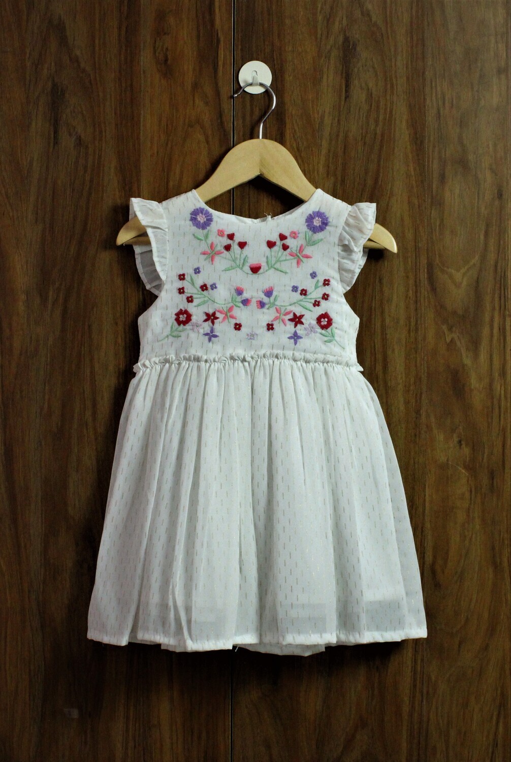 emb classic look dress(1 to 7-8 Yrs.)