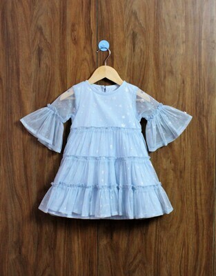 party dress with good lined cotton(1 to 6 Yrs.)