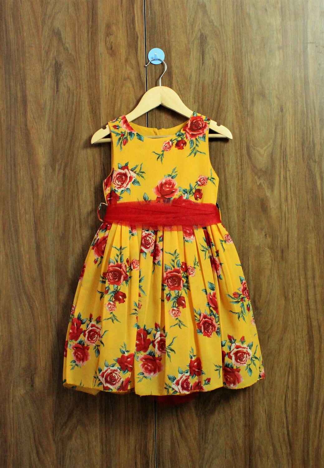 Dress with inside lined cotton (4 to 12 Yrs.)