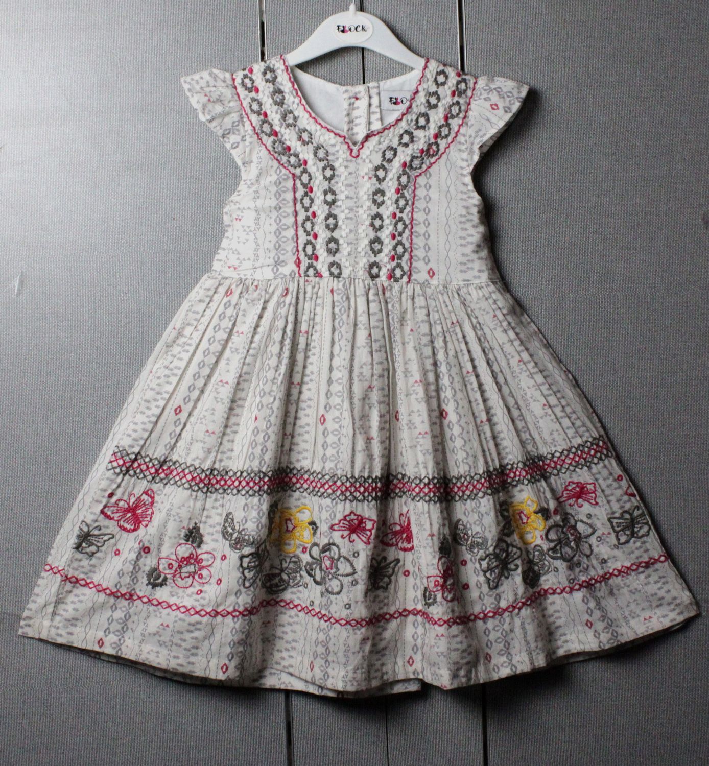 Full emb cotton frock(2 to 12 yrs.)