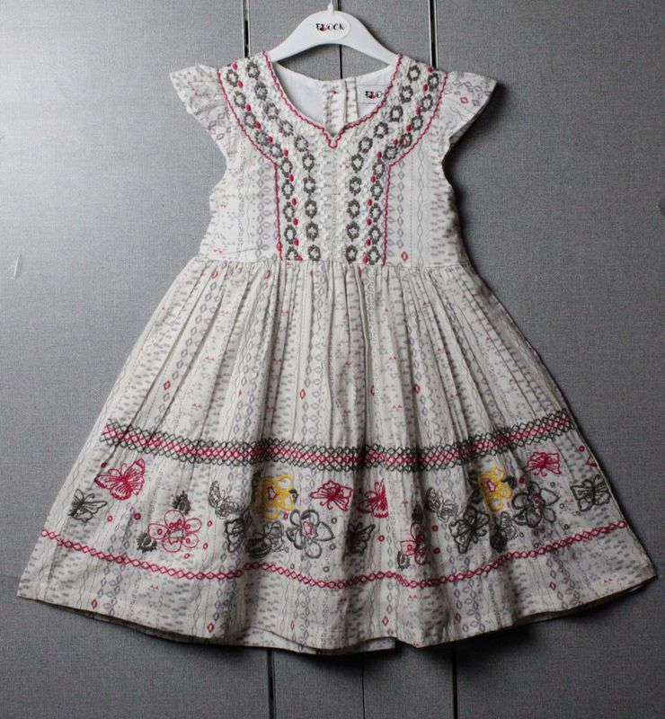 Full emb cotton frock(2 to 12 yrs.)