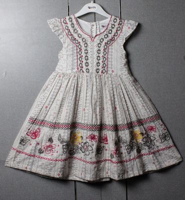 Full emb cotton frock(2 to 12 yrs.)