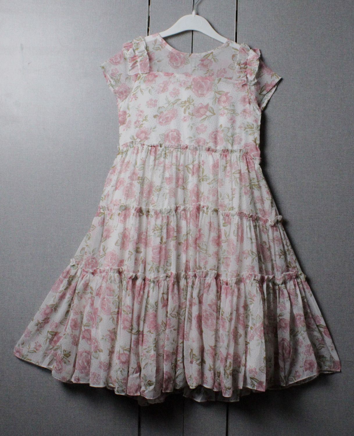 Ciffon long dress(4 to 12 years)
