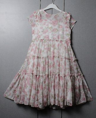 Ciffon long dress(4 to 12 years)
