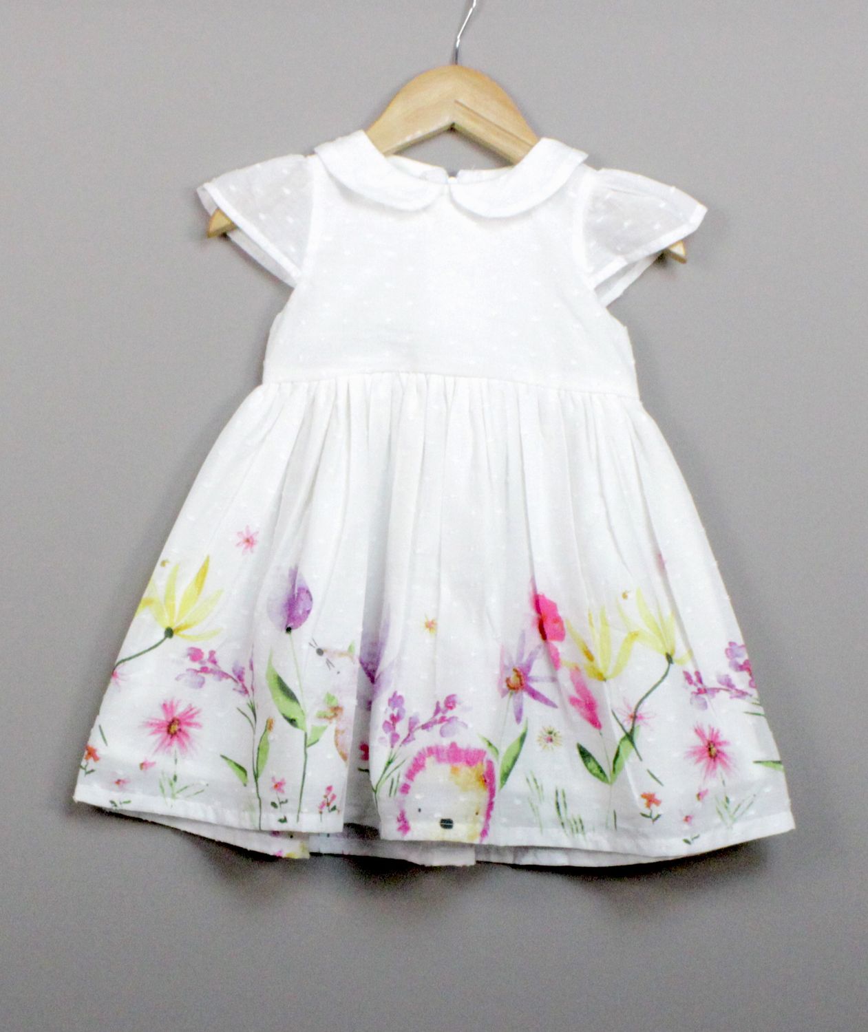 Cotton print frock(1 to 6 years)