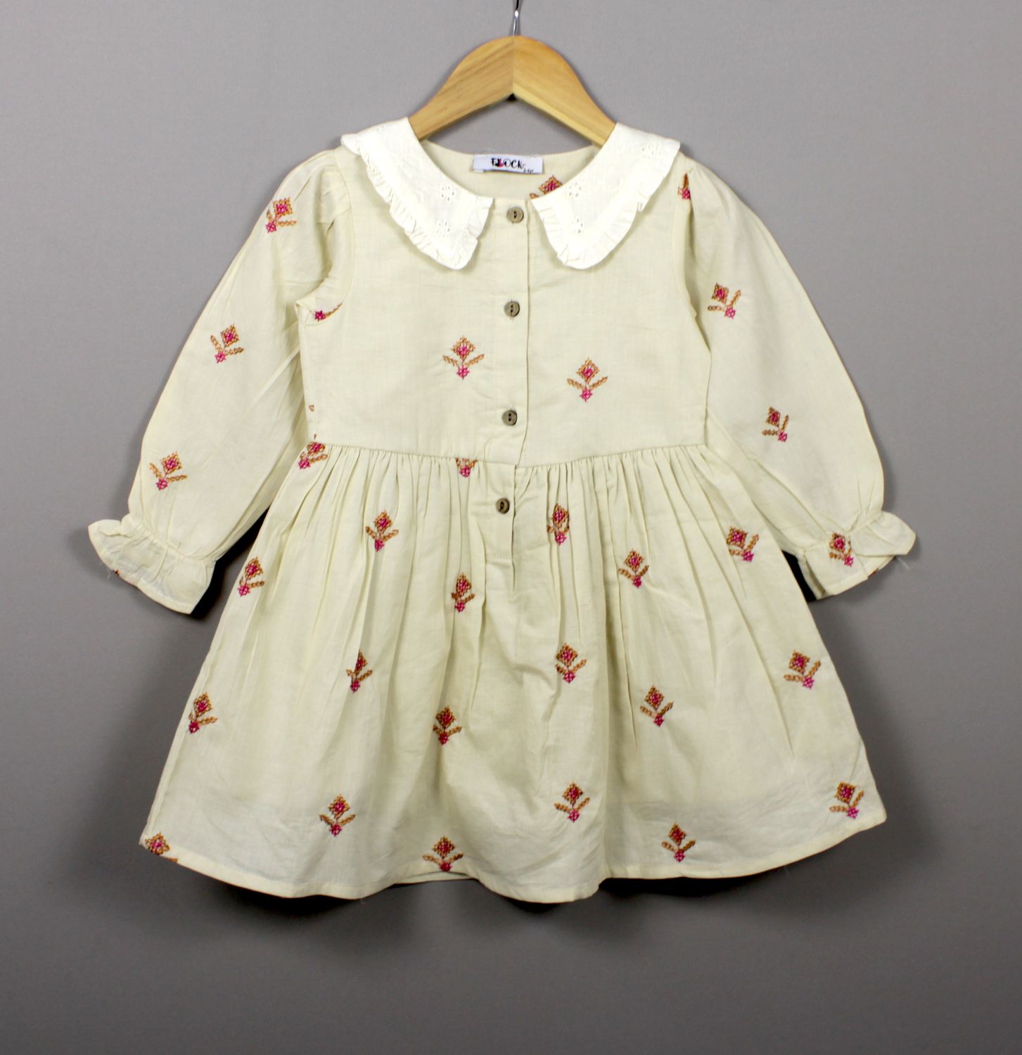 Emboridry dress(1 to 6-7 years)