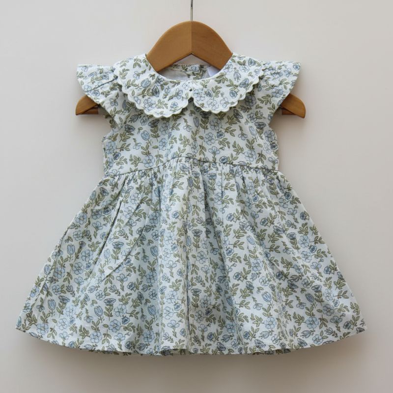 Girls Pure Cotton Floral Frock