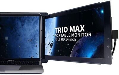 Trio Max Portable Monitor for Laptop, 14.1&quot;