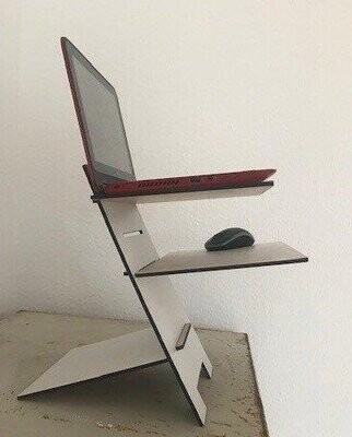 Schreibtischaufsatz Laptop