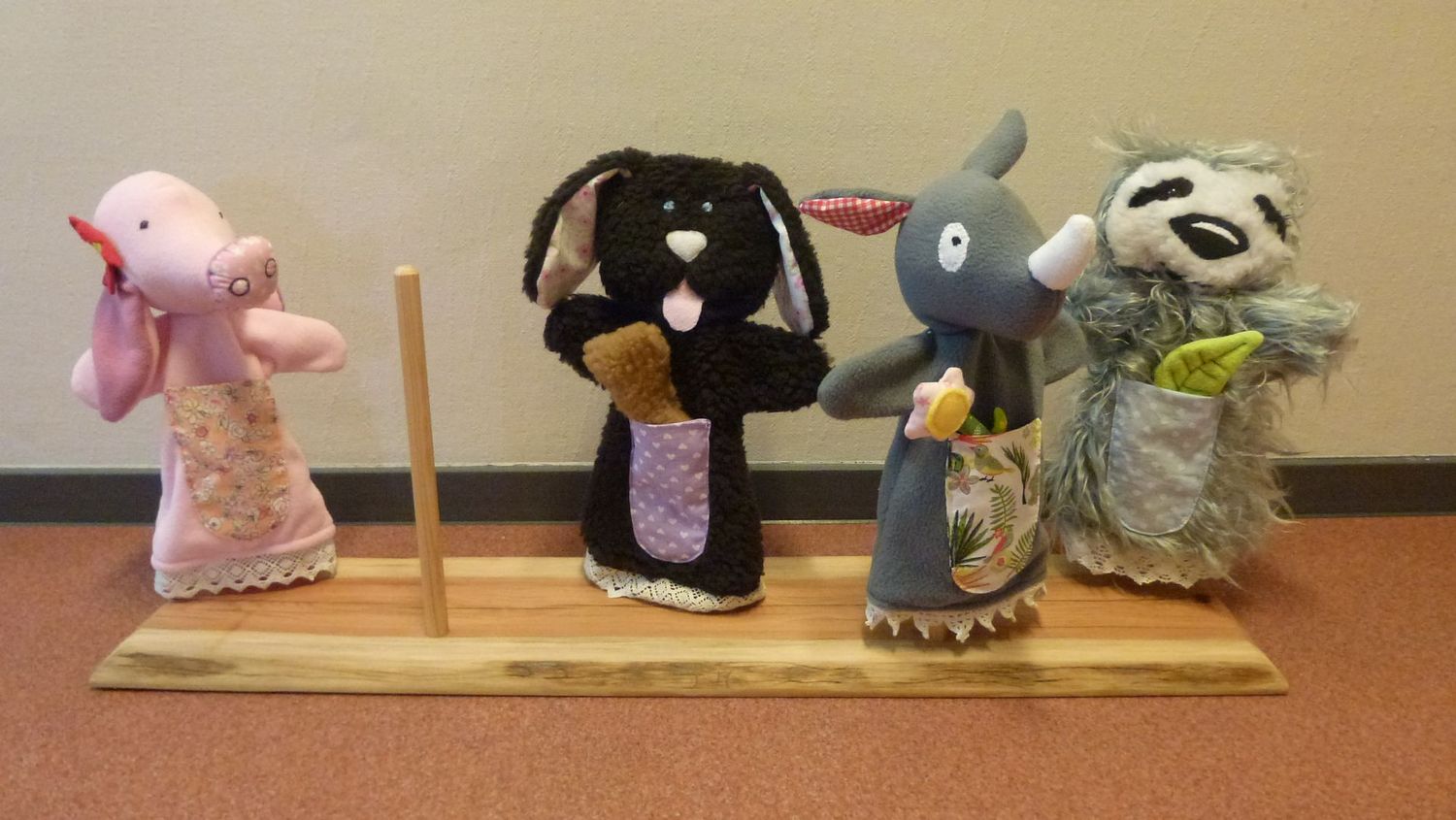 Handpuppe "Nashorn"