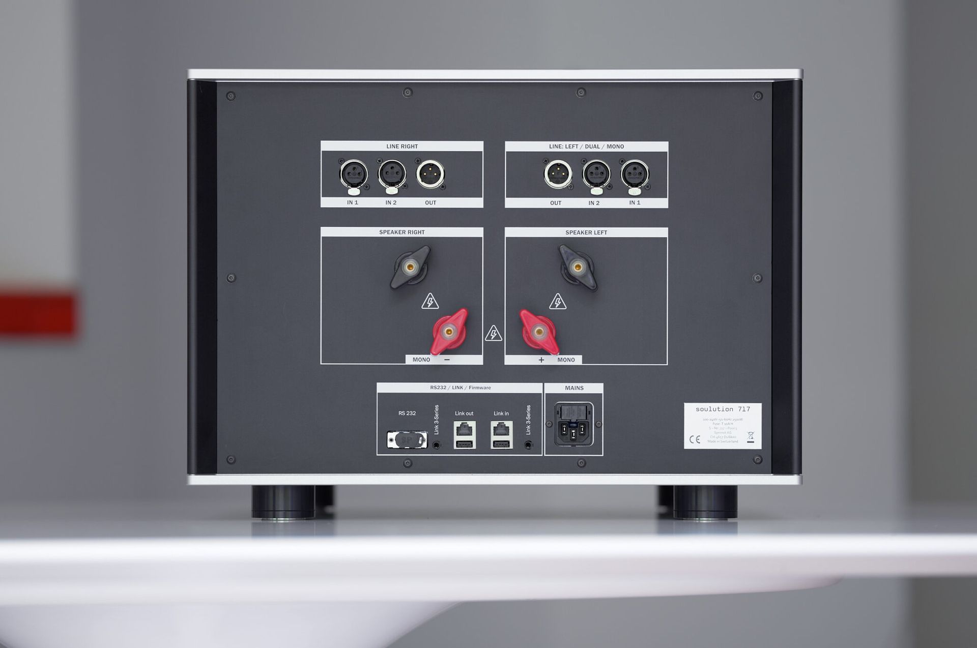 Soulution 717 Stereo/Mono AMP (single or bridgeable)