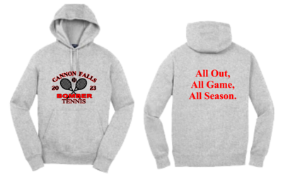 Cannon Falls Tennis Grey Sweatshirt