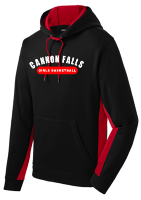 Color Block Cannon Falls Girls Basketball Sweatshirt