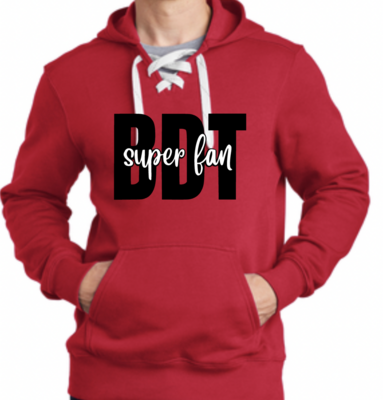 BDT Super Fan Hockey Lace Hoodie